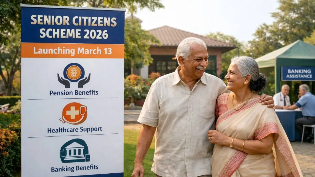 Senior Citizens Scheme 2026 Starts March 13: New Pension, Healthcare, and Banking Benefits Announced for Retirees
